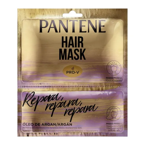 PANTENE HAIR MASK REPARAÇÃO 1 UNIDADE - PANTENE - Máscara Para Cabelo