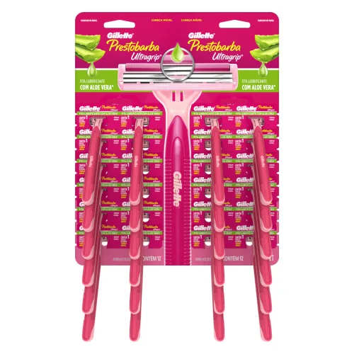 AP BARB DESC PREST FEM U GRIP CART - GILLETTE - Alimentos