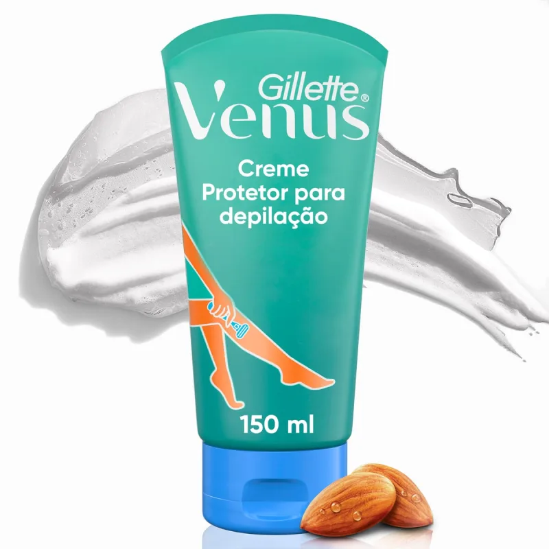 Creme Protetor Gillette Venus para Depilação com Lâmina Suavidade e Maciez 150ml - Gillette Venus - Higiene Pessoal