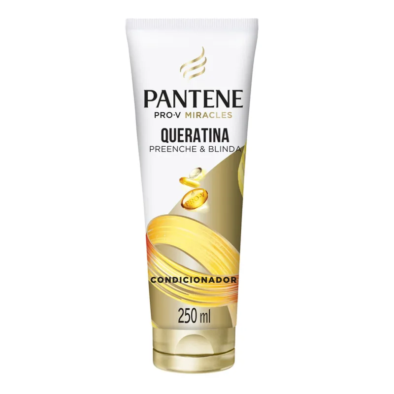Condicionador Pantene Pró-V Miracles Queratina Preenche & Blinda 250ml - Pantene - Condicionador