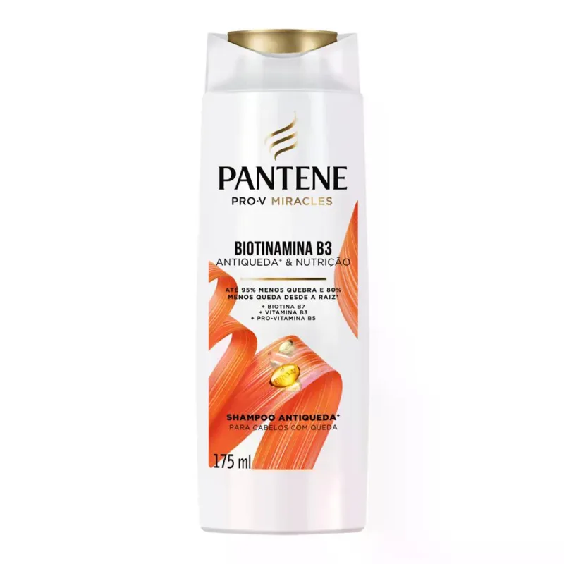 SH PANTENE 175ml BIOTINAMINA - Pantene - Dermo E Beleza