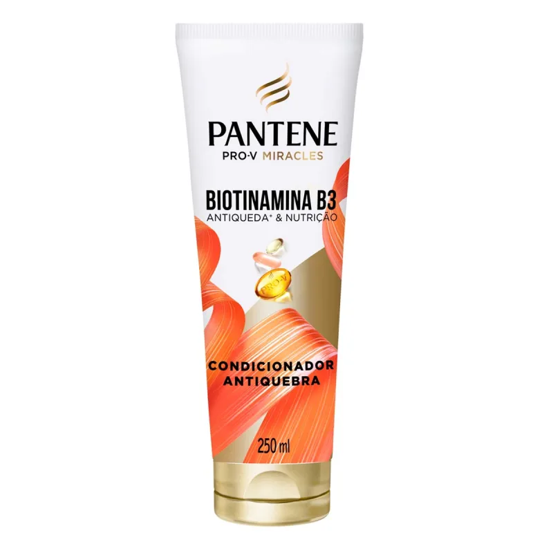 Condicionador Pantene PRO-V Miracles Antiqueda & Nutrição Biotinamina B3 250ml - Pantene - Condicionador
