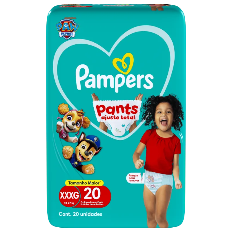 FR PAMPERS PANTS MEGA XXXG 20UN - Pampers - Bebês E Higiene Infantil