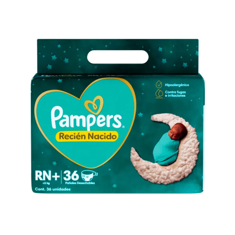 Fralda Pampers RN+ com 36un - Pampers - Higiene E Beleza