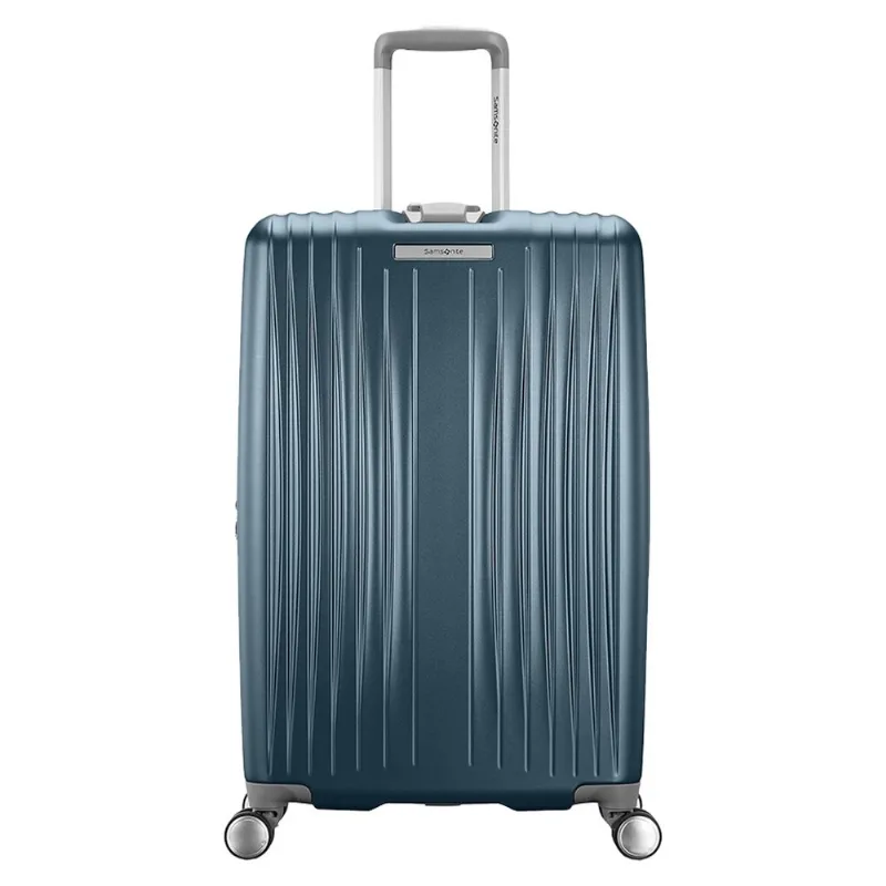 Mala de Viagem Média Samsonite Quartz Tam M 69cm Expansível Azul