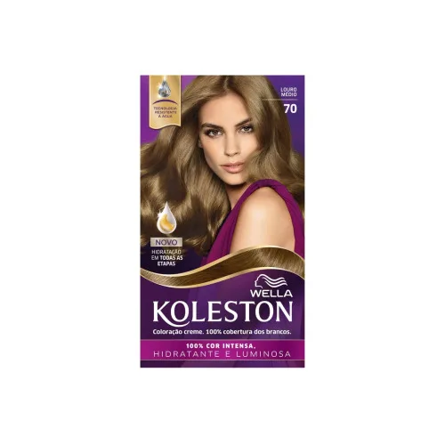 TINTURA CREME KOLESTON Nº70 LOURO MÉDIO WELLA - VIZIR