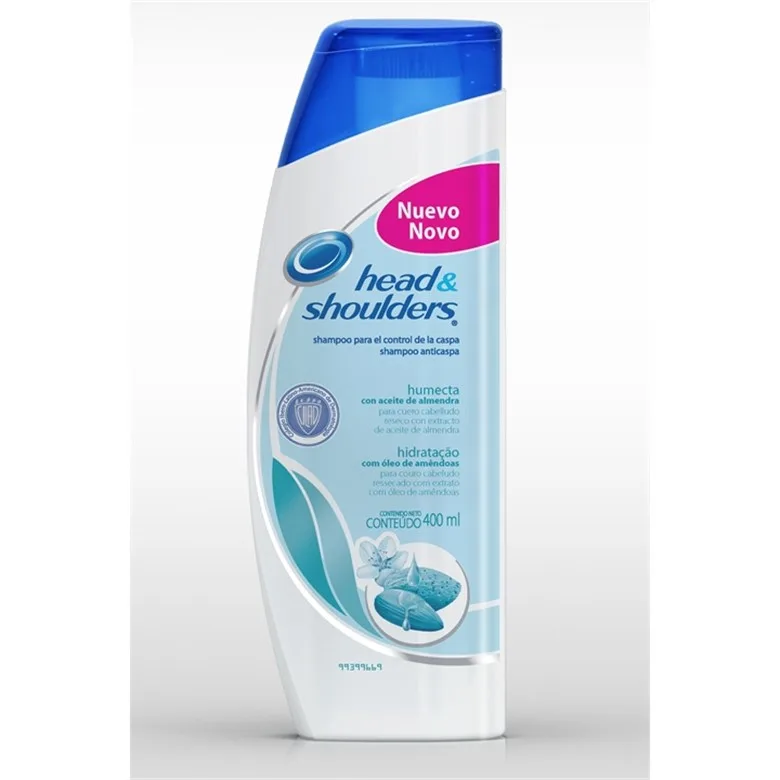 Shampoo Anticaspa Head Shoulders Hidratação Frasco 400ml - HEAD SHOULDERS