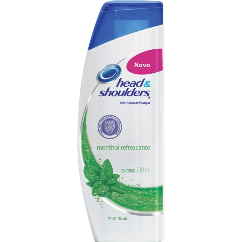 Shampoo Anticaspa Menthol Sport Head Shoulders Men Frasco 200ml - HEAD SHOULDERS