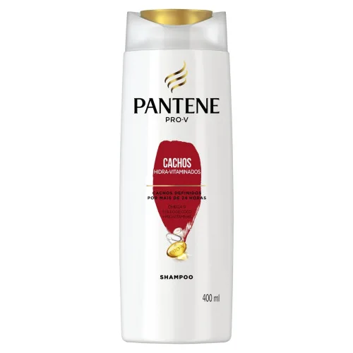 Shampoo Pantene Cachos Hidra Vitaminados Frasco 400ml - PANTENE - Higiene E Beleza