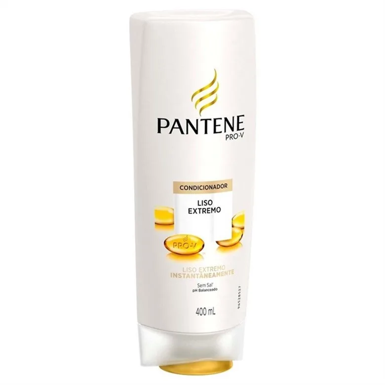 Condicionador Pantene Liso Extremo Frasco 400ml - PANTENE - Higiene E Beleza