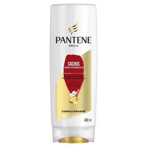 Condicionador Pantene Cachos Hidra Vitaminados Frasco 400ml - PANTENE - Higiene E Beleza