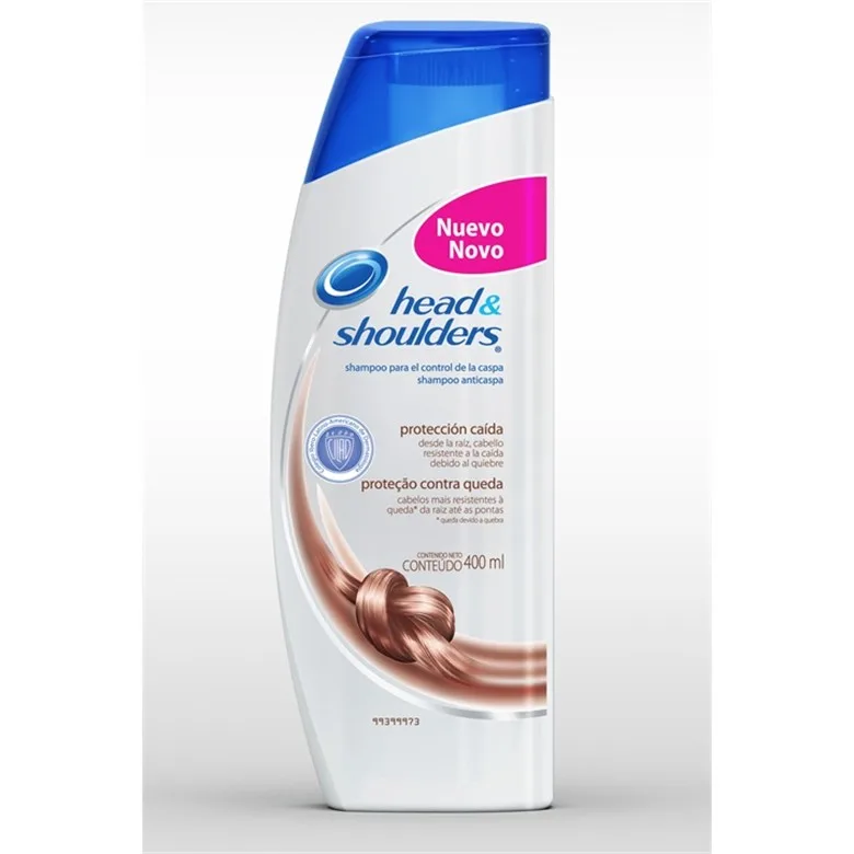 Shampoo Anti Caspa Head Shoulders 400ml Proteção De Queda Unit - HEAD SHOULDERS - Higiene E Beleza