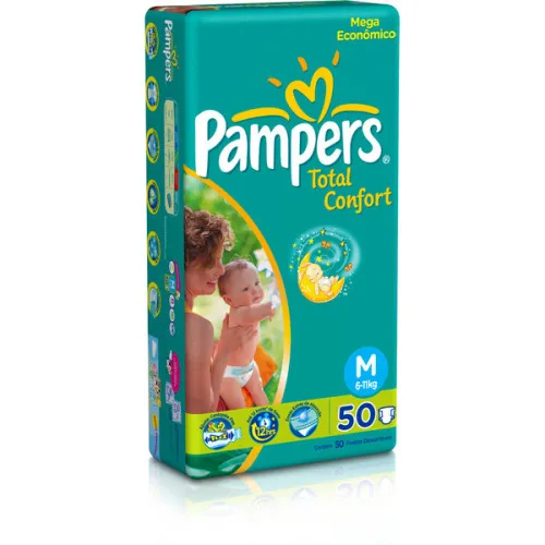 Fralda Pampers Tatal Confort C/50unidade - PAMPERS