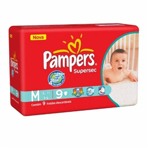 Fralda Basica M Pampers - PAMPERS - Bebê