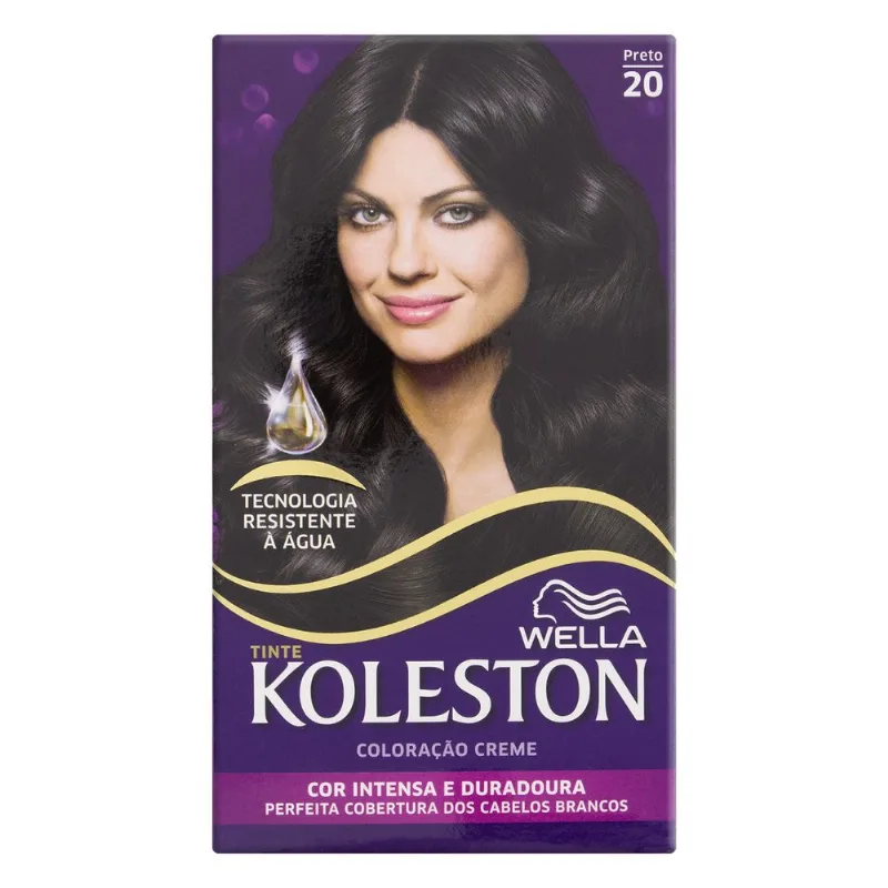 Coloração Koleston Preto 20 55g