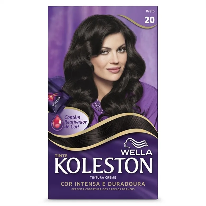 Tintura Koleston 2.0 Preto Wella - WELLA - Higiene E Beleza