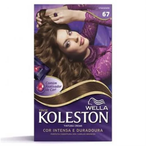 Tintura Permanente Koleston 67 Chocolate Unit - KOLESTON - Higiene E Beleza