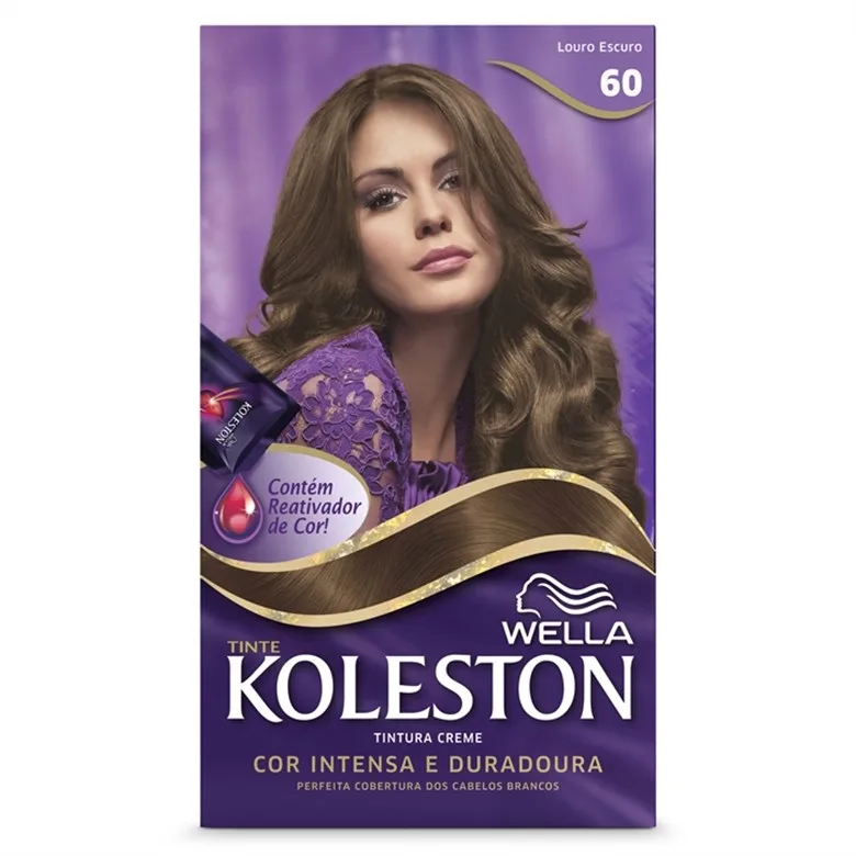 Tintura Permanente Koleston 60 Louro Escuro Unit - KOLESTON - Higiene E Beleza