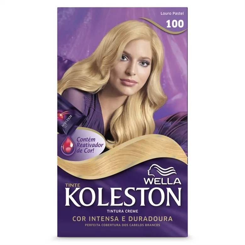Tintura Permanente Koleston 100 Louro Pastel Unit - KOLESTON - Higiene E Beleza
