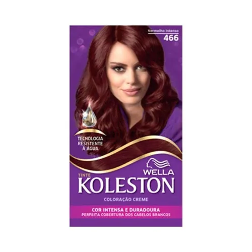 Tintura Permanente Koleston 466 Vermelho Intenso Unit - KOLESTON - Higiene E Beleza