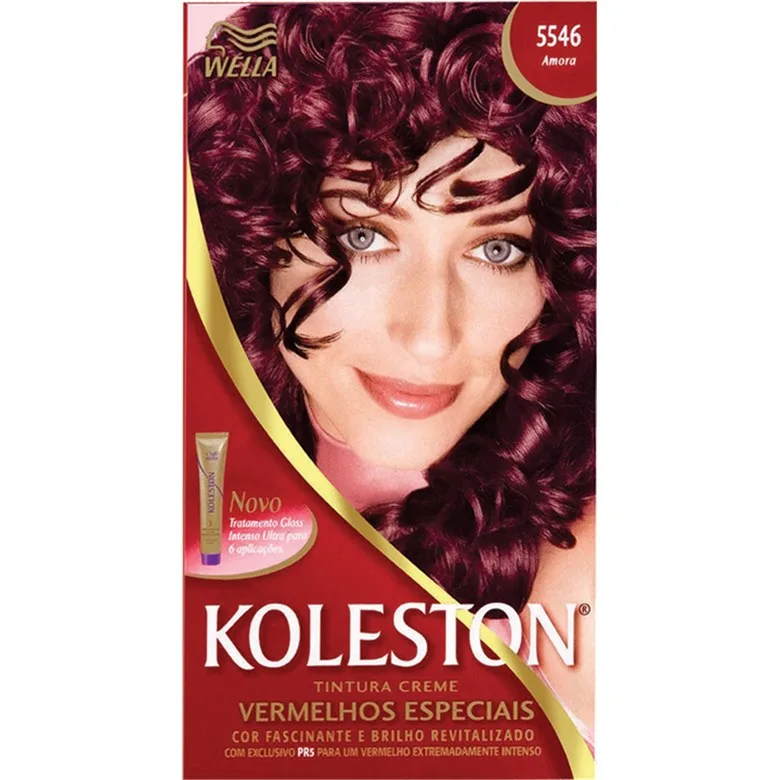 Tintura Permanente Koleston 5546 Amora Unit - KOLESTON - Higiene E Beleza