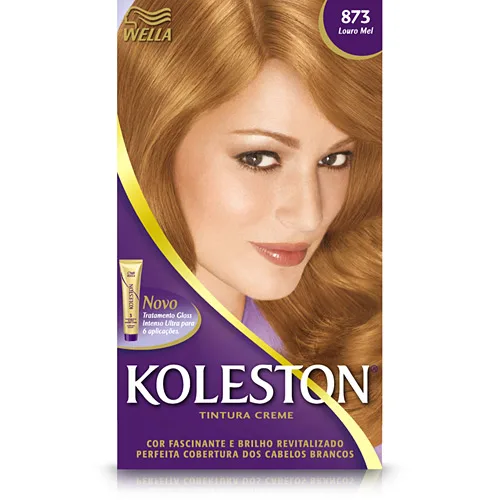 T.koleston Kit 873 Louro Mel - KOLESTON - Higiene E Beleza