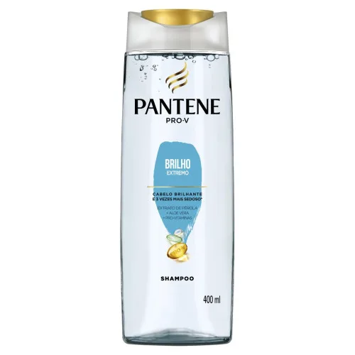 Shampoo Pantene Brilho Extremo Frasco 400ml - PANTENE - Higiene E Beleza