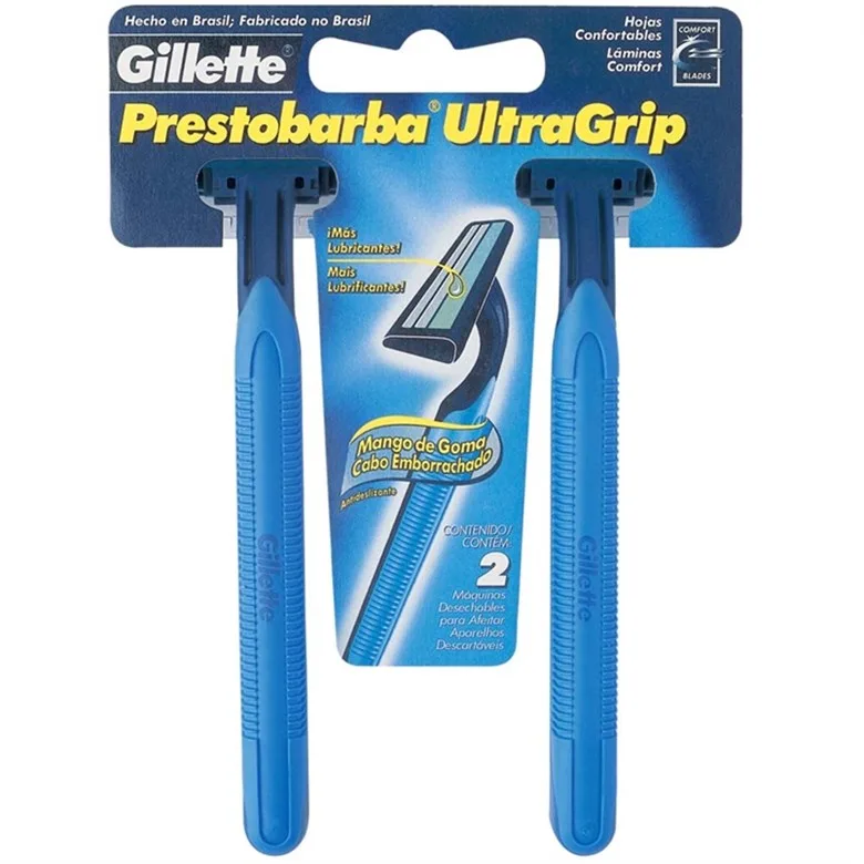 Aparelho De Barbear Fixo Gillette Prestobarba Ultragrip Cartela 20 Unidades - GILLETTE PRESTOBARBA - Higiene E Beleza