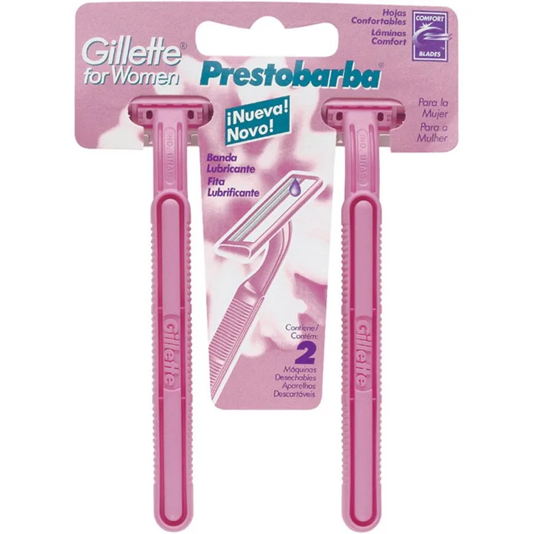Aparelho De Depilar Descartável Gillette Prestobarba 2 Unidades - GILLETTE PRESTOBARBA - Higiene E Beleza