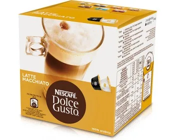 Dolce Gusto Latte Macchiato 8 Beverages 1 Box,16 Capsule - NESCAFE - Mercearia
