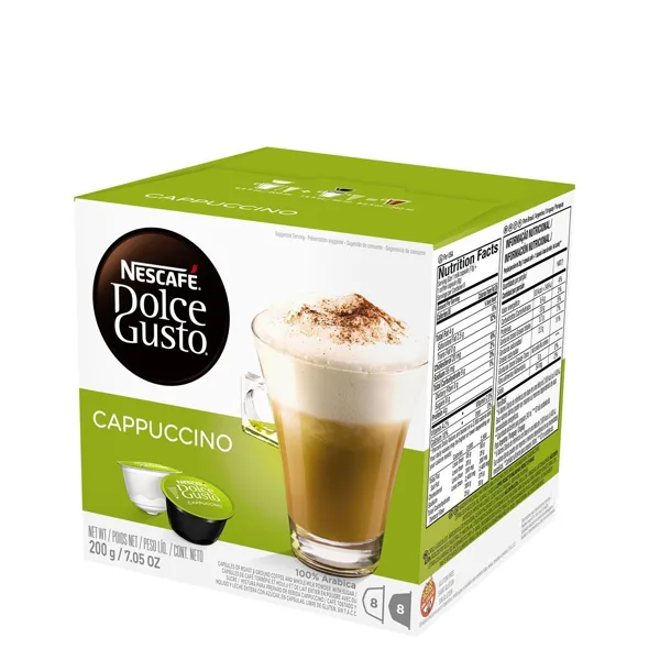 Café Em Cápsulas Cappuccino Dolce Gusto Nestlé 200g - NESTLE - Mercearia