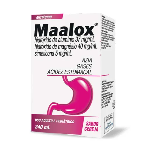 Maalox Plus Susp Sb Cereja - Farmácia