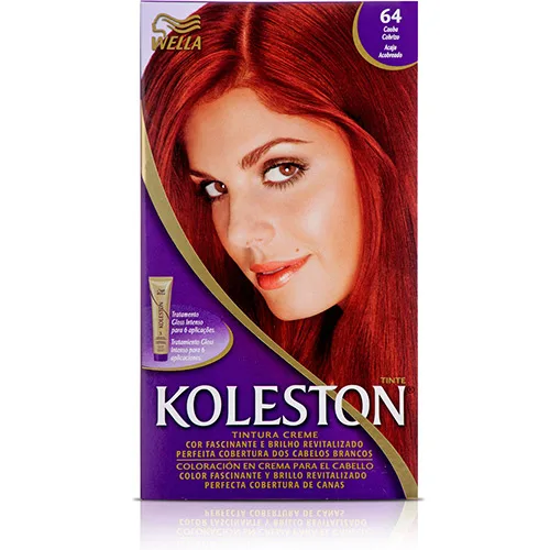 T.koleston Kit 64 Acaju Acobreado - KOLESTON - Higiene E Beleza
