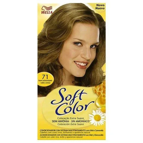 Tintura Soft Color Louro Acinzentado Wella - WELLA - Higiene E Beleza