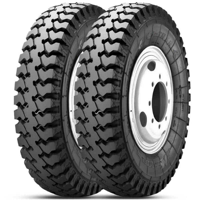 Kit 2 Pneu Aro 16 7.50-16 jk Tyre 124/121M 16PR tt jet trak