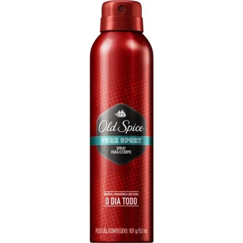 Desodorante Aerosol Old Spice 152ml Pure Sport Unit - OLD SPICE - Higiene E Beleza