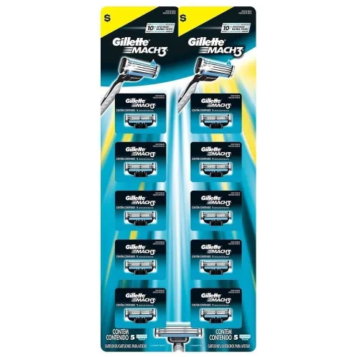 Carga Gillette Mach3reg.cartela Und - GILLETTE - Higiene E Beleza