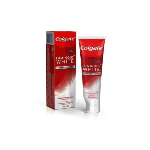 Creme Dental Fresh Mint Colgate Luminous White Advanced Caixa 70g - COLGATE - Higiene E Beleza