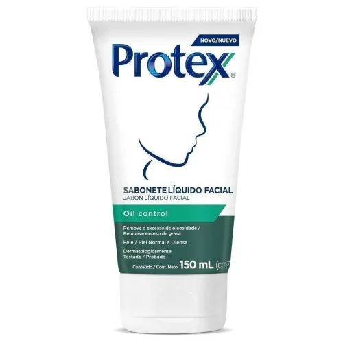 Sabonete Líquido Oil Control Facial Protex Bisnaga 150ml - PROTEX - Higiene E Beleza