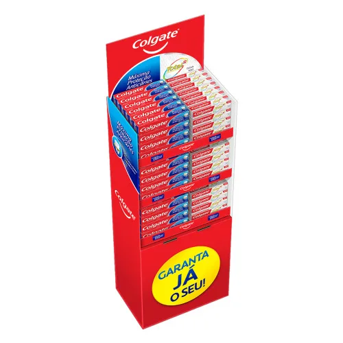 CREME DENTAL MENTA REFRESCANTE MÁXIMA PROTEÇÃO ANTICÁRIES 90G CLEAN MINT TOTAL 12 50G COLGATE 240 UN - COLGATE