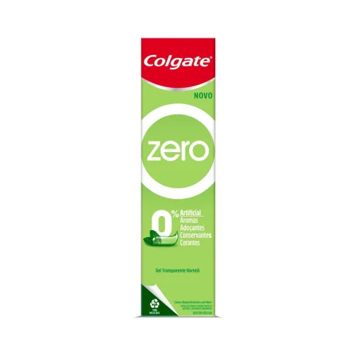 GEL DENTAL HORTELÃ COLGATE ZERO CAIXA 90G - COLGATE - Pasta De Dente