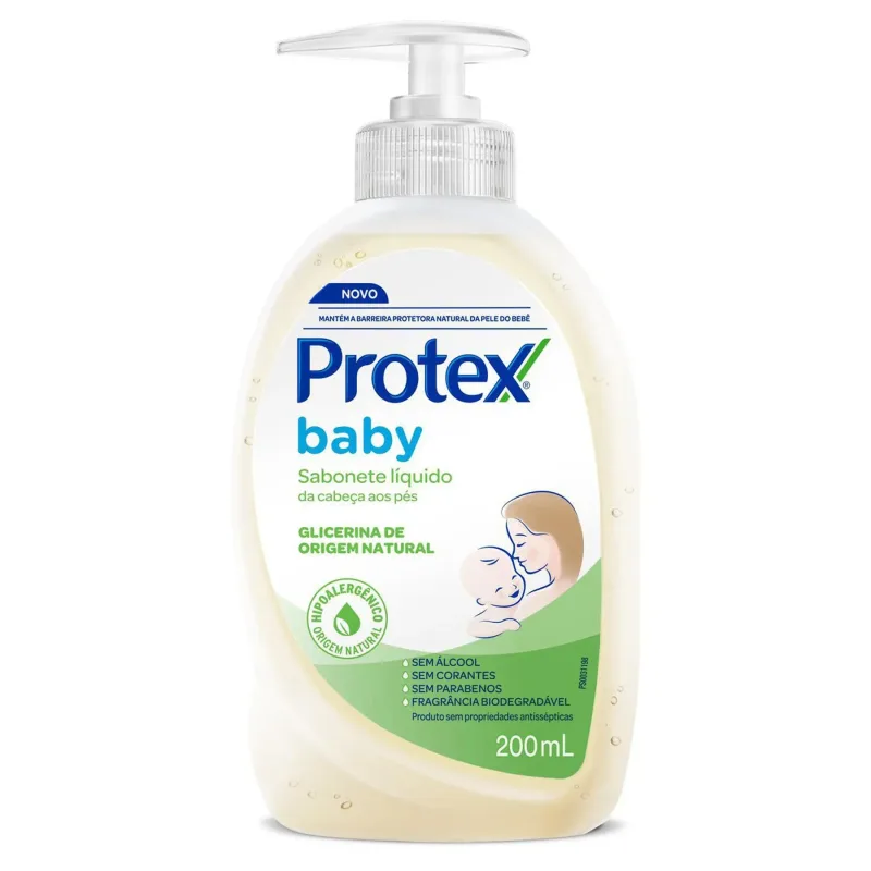 SABONETE LIQUIDO PROTEX BABY 200 ML - Protex - Higiene