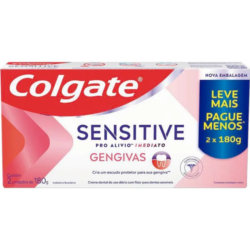 Creme Dental Colgate Sensitive Pro-alivio 2x180g
