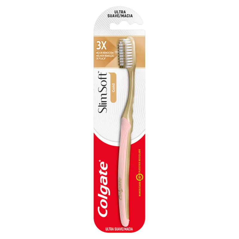 Escova de Dente Colgate Slim Soft Gold Ultramacia 1 Unidade - Colgate - Higiene Pessoal