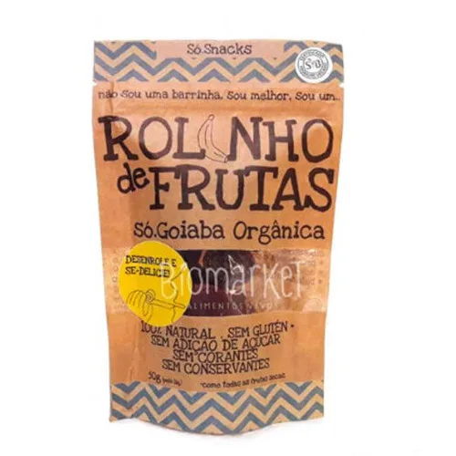 Rolinho De Frutas Só Goiaba 50g So.snacks - SO SNACKS