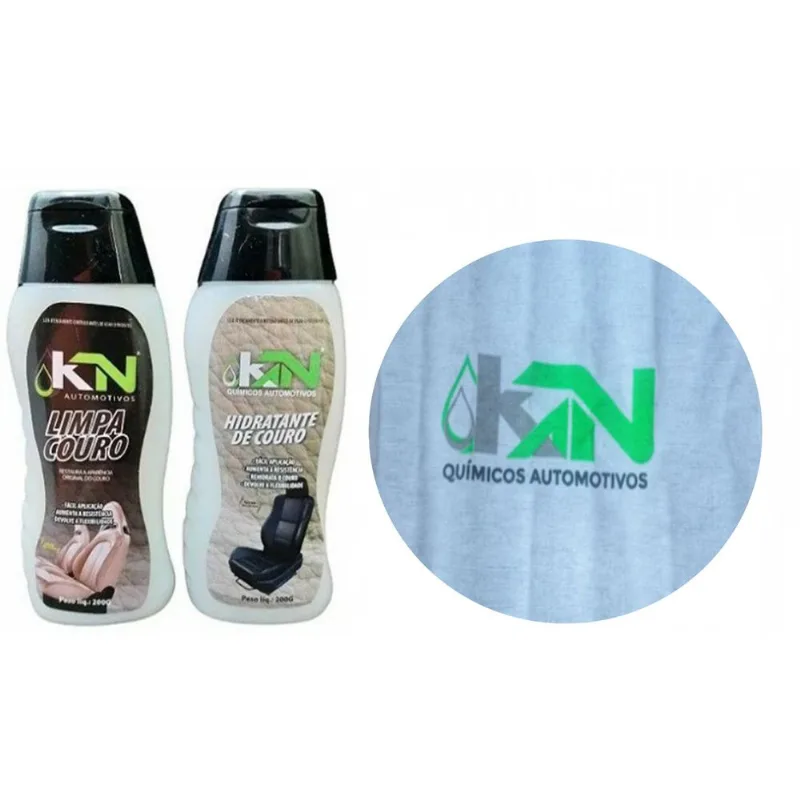Kit Revitalizador De Couro Kn + Flanela