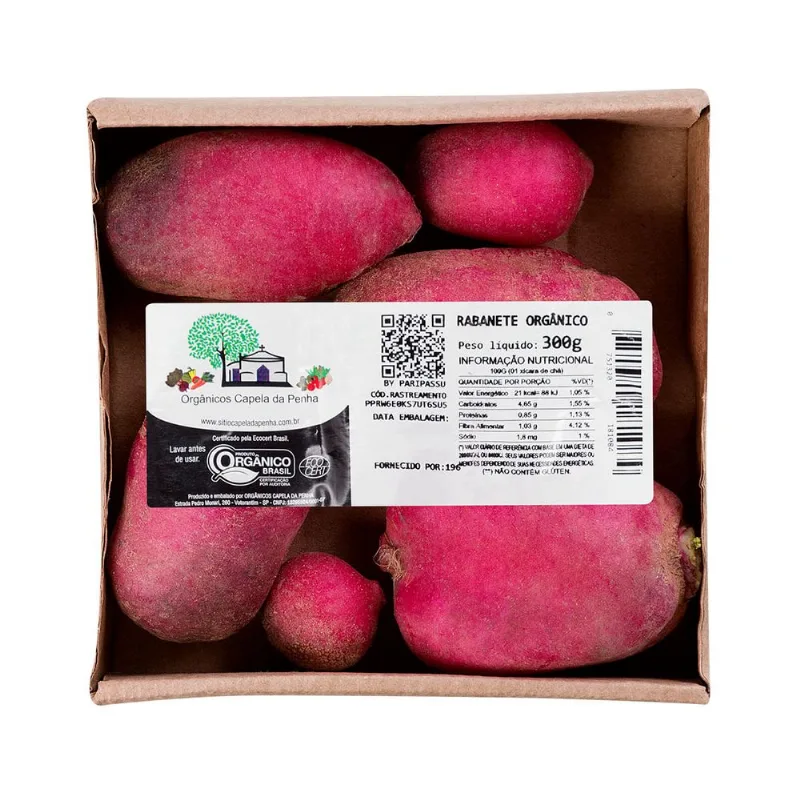 RABANETE ORG CAPELA 300G-BJ