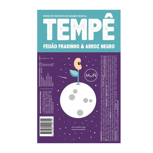 Proteico Feijao Fradinho E Arroz Negro 275g Tempe - TEMPE - Mercearia