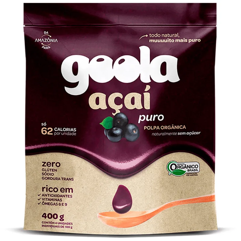 Acai Goola Polpa Puro Sch Org 400g Un