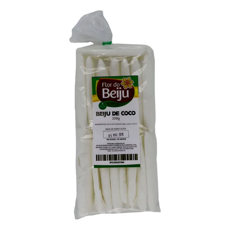 Beijuzinho Flor do Beiju Zero Açúcar Coco 220g